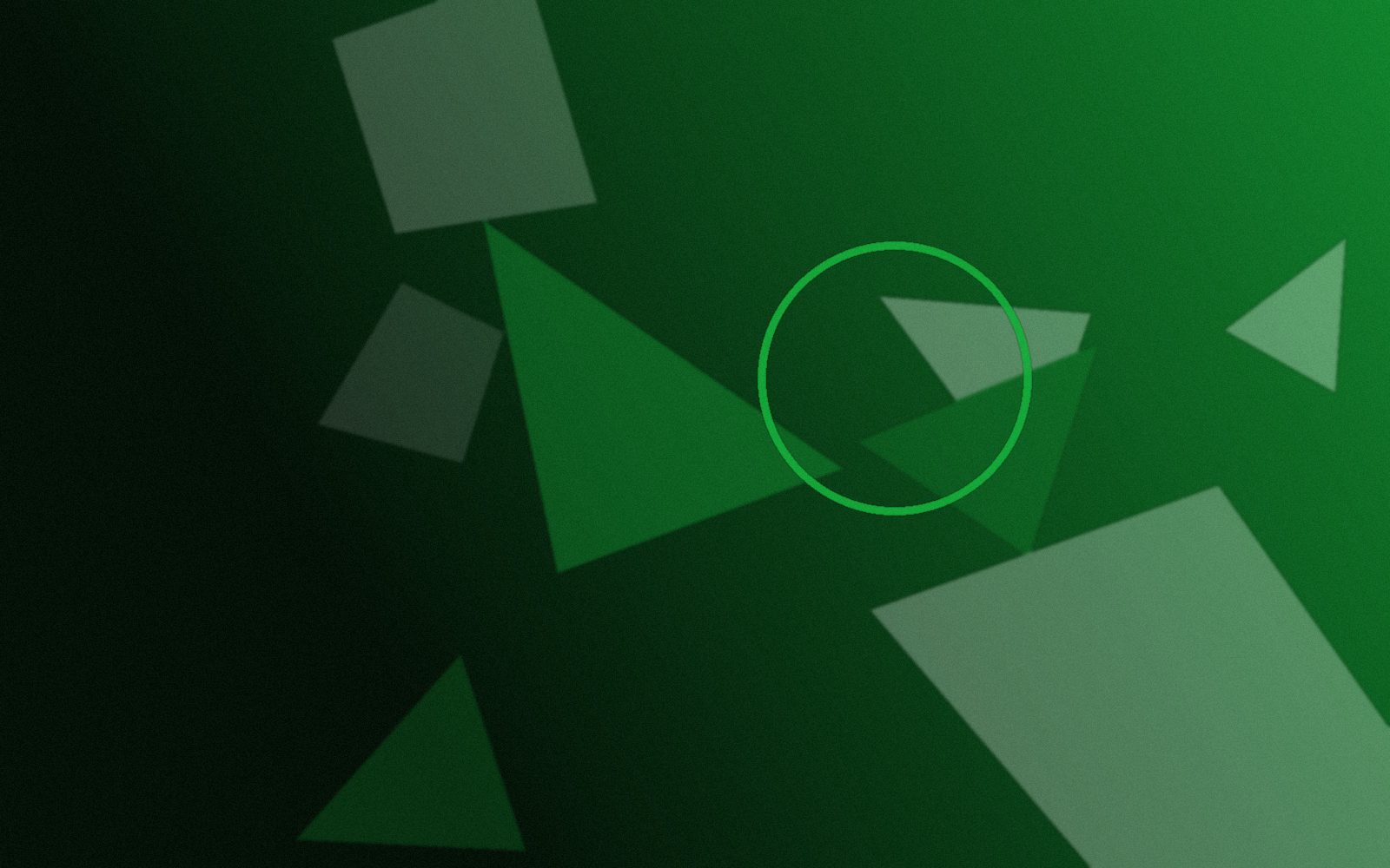 Abstract brand-toned composition representing a systems implementation project